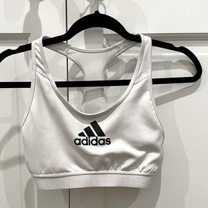 ADIDAS Sports Training Bra White Size Small Bust 34-36